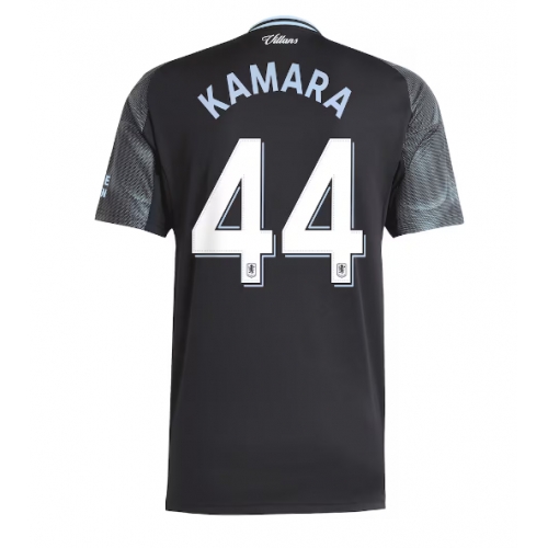 Billige Fotballdrakt Aston Villa Boubacar Kamara #44 Replika Bortedrakt 2025-26 Kortermet Billige Fotballdrakt Aston Villa Boubacar Kamara #44 Replika Bortedrakt 2025-26 Kortermet